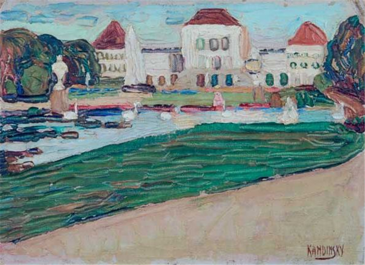 Nymphenburg 1902 Wassily Kandinsky Abstract Oil Painting